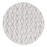Teppich Bolonia III Kunstfaser - Cremeweiß / Grau