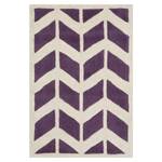 Teppich Brenna Violett/Elfenbein - Maße: 60 x 91 cm