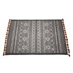 Tapis Caracas Noir / Blanc - 120 x 180 cm