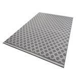 Tapis Chain Fibres synthétiques - Gris / Crème - 160 x 230 cm