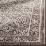 Tapis Claudia Woven Fibres synthétiques - Marron / Gris - 120 x 180 cm