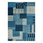 Teppich Cordoba Wolle/ Blau - 90 cm x 160 cm