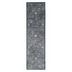 Tapis vintage Cordova Vintage Fibres synthétiques - Bleu / Gris clair - Anthracite - 67 x 240 cm