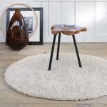 Tapis Cosy Glamour Blanc - Ø 120 cm