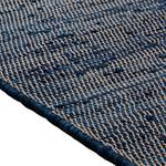 Teppich Cotton Jeansblau - 80 x 150 cm