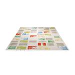 Teppich Cuadros Weiß - Maße: 80 x 150 cm