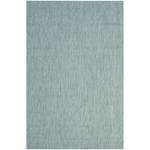 Tapis Delano Fibres synthétiques - Bleu pastel - 90 x 150 cm