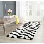 Tapis Delhi Noir - Blanc - Textile - 90 x 150 cm