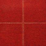 Teppich Design Gewebt Rot - 80 x 150 cm