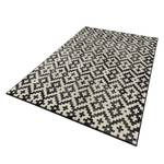 Tapis Duo Fibres synthétiques - Noir / Beige - 140 x 200 cm