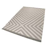 Tapis Edgy Corners (Tissé à la main) Tissu mélangé - Crème / Beige - 130 x 190 cm