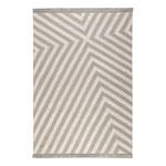 Teppich Edgy Corners (handgewebt) Mischgewebe - Creme / Beige - 130 x 190 cm