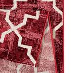 Tapis Elegance Fibres synthétiques - Rouge - 80 x 150 cm