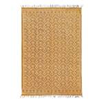 Tapis Ethno Pattern Coton - Safran