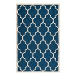 Teppich Everly Wolle - Marineblau - 160 x 230 cm
