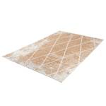 Teppich Fine (maschinellgewebt) Kunstfaser - Hellbraun / Weiß - 155 x 230 cm
