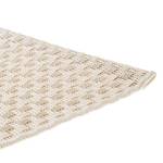 Laagpolig tapijt beige - synthetische vezels - 80x150cm