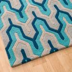 Tapis Flagging I Laine - Bleu