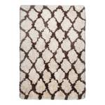 Tapijt Flocatic Lines (handgetuft) kunstvezel - Beige/bruin - 120x180cm