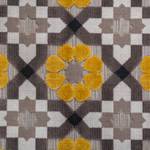 Tapis Flow III Tissu - Jaune / Beige