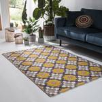 Tapis Flow III Tissu - Jaune / Beige