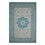 Tapis Flow IX Tissu - Turquoise / Beige - 120 x 170 cm