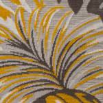 Tapis Flow VIII Tissu - Jaune / Beige