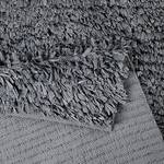 Tapis Fluffy Tissu mélangé - Gris - 80 x 150 cm