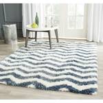 Tapis Frances Bleu / Blanc - 121 x 121 cm