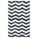 Tapis Frances Bleu / Blanc - 90 x 150 cm