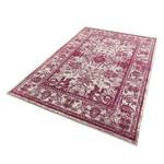 Tapis Glorious Fibres synthétiques - Aubergine / Blanc - 70 x 140 cm