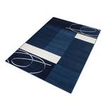 Vloerkleed Grafiek blauw - 60x110cm