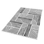 Tapis Graphics Fibres synthétiques - Noir / Blanc - 120 x 170 cm