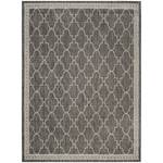 Tapis Grenada Fibres synthétiques - Noir / Blanc - 243 x 304 cm