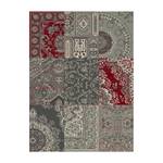 Tapis Helen Gris - Rouge - 60 x 110 cm