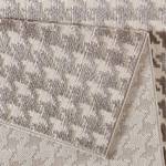 Teppich  Houndstooth Taupe - 80 x 150 cm