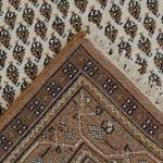 Teppich-Indo Mir Dehli Beige Reine Wolle - 70 x 140 cm