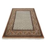 Teppich-Indo Mir Dehli Beige Reine Wolle - 60 x 90 cm