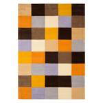 Teppich Isesi Kunstfaser - Orange / Dunkelbraun - 115 x 160 cm