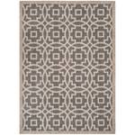 Tapis Jade Fibres synthétiques - Taupe / Blanc - 200 x 300 cm