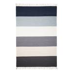 Teppich Juja (handgewebt) Baumwollstoff - Blau / Beige - 160 x 230 cm