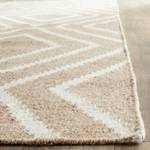 Tapijt Kalina Kilim mixweefsel - Zandkleurig/wit - 243 x 304 cm