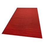 Tapis kilim Kelim Uni Rouge - 170 x 240 cm