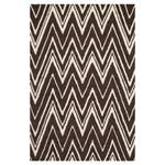 Tapis Luca Marron / Ivoire - 121 x 182 cm