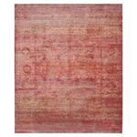 Teppich Lulu Vintage Kunstfaser - Fuchsia - Rot / Karamell - 160 x 230 cm