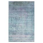 Tapis Lulu Vintage Fibres synthétiques - Fuchsia - Turquoise / Rose - 160 x 230 cm