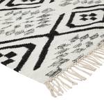 Tapis Lyon Noir / Blanc / Marron clair - 160 x 230 cm