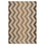 Tapis Maddalena Jaune, marron - 121 x 182 cm - 120 x 180 cm