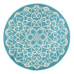 Laagpolig vloerkleed Mandala kunstvezel - Turquoise