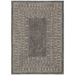 Tapis Marea Fibres synthétiques - Noir / Blanc - 120 x 180 cm